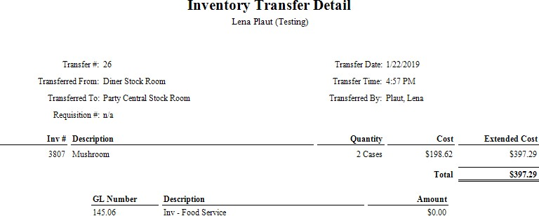 Receiving, Transferring and Reducing Inventory – CenterEdge Software